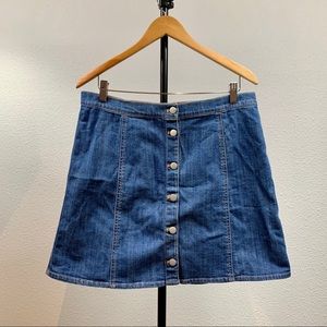 H&M Women A-line Jean Skirt
